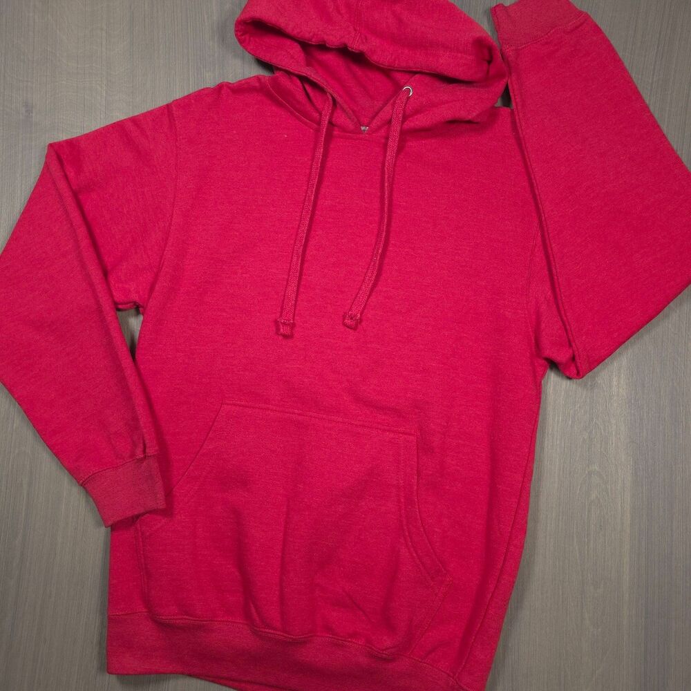 Red Independent Trading Co Pullover Hoodie S